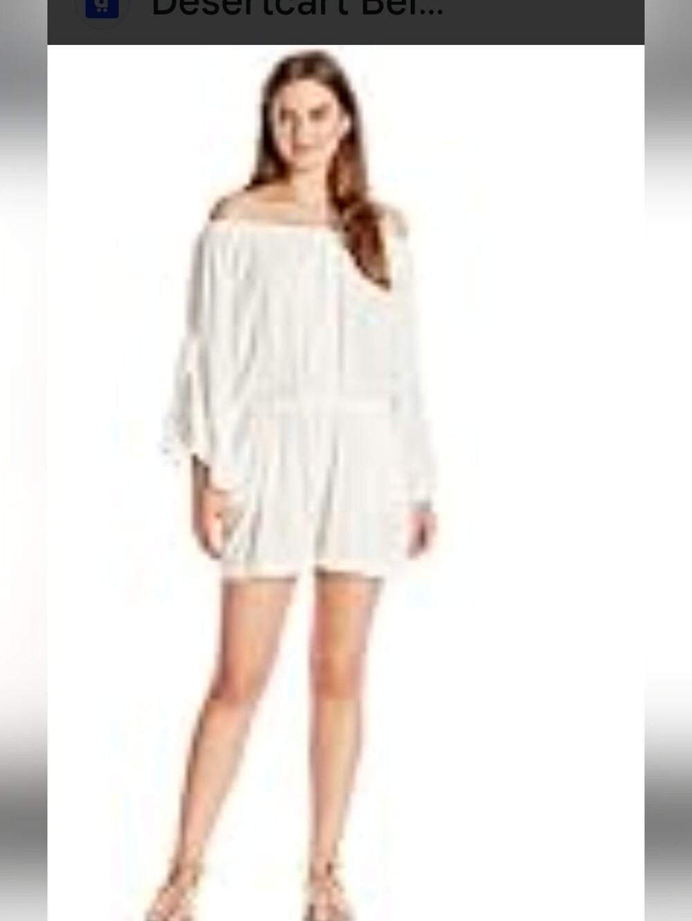 Democracy Ruffle-Sleeve Romper -small